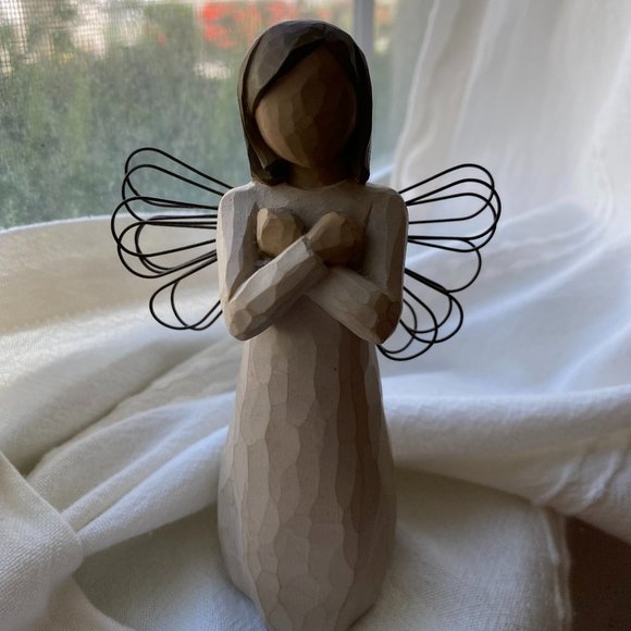 WILLOW TREE "Sign of Love" Figurine 2003 by Susan Lordi 5 1/2" Tall (5oz) - Picture 5 of 6